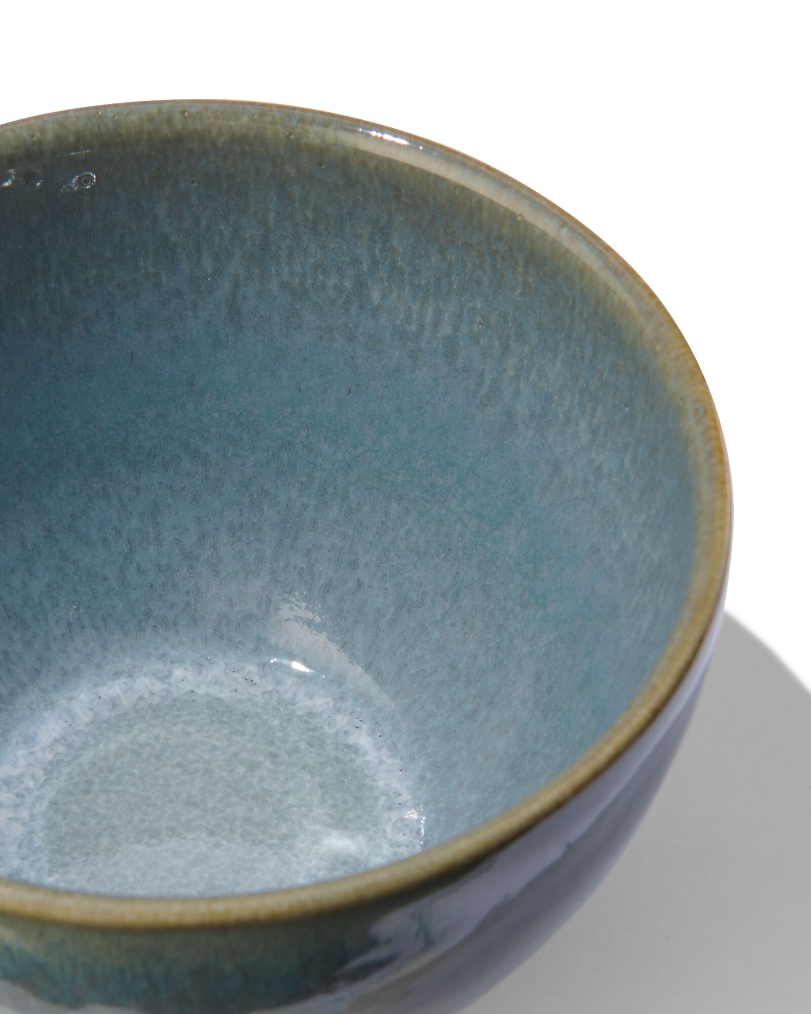 Schale Porto, 14 cm, reaktive Glasur, blau - 9602026 - HEMA