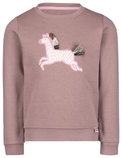 Kinder-Sweatshirt Zebra violett - 1000021373 - HEMA