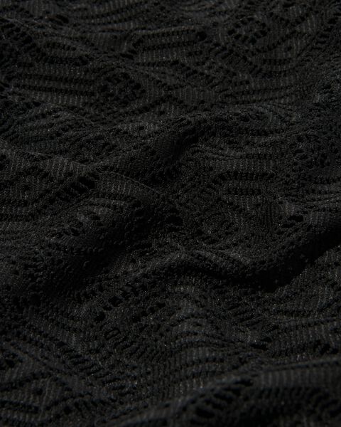 short de bain au crochet femme noir S - 22311416 - HEMA