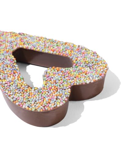 chocolade hart met discodip - 10360011 - HEMA