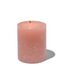 rustikale Kerze, 7 x 8 cm, lachsfarben rosa 7 x 8 - 13501946 - HEMA