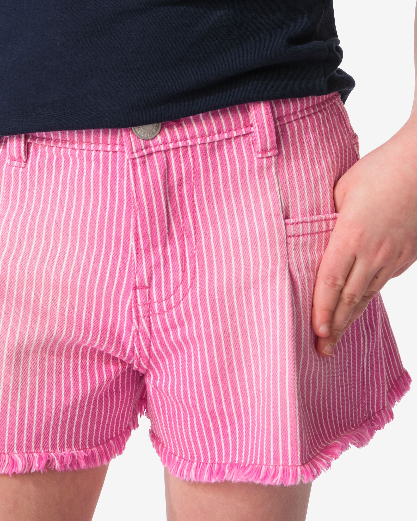 short enfant rayures rose rose - 30864012PINK - HEMA