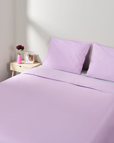 Bettbezug 200 &times; 200/220 cm, Hotel, Baumwollperkal, lila - 5750165 - HEMA