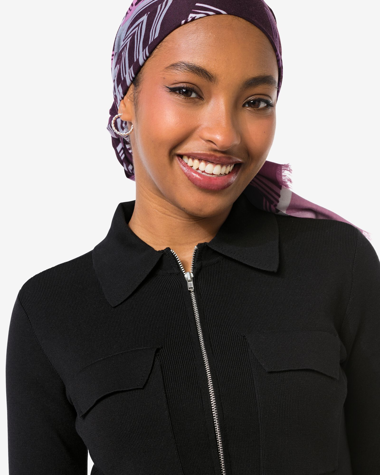 Damen-Strickjacke Ivory schwarz - 36206480BLACK - HEMA