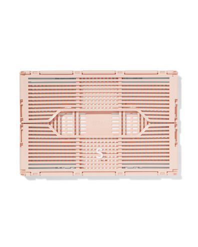 caisse pliable &agrave; lettres recycl&eacute;e S rose rose p&acirc;le S  20 x 30 x 11,5 - 39811071 - HEMA