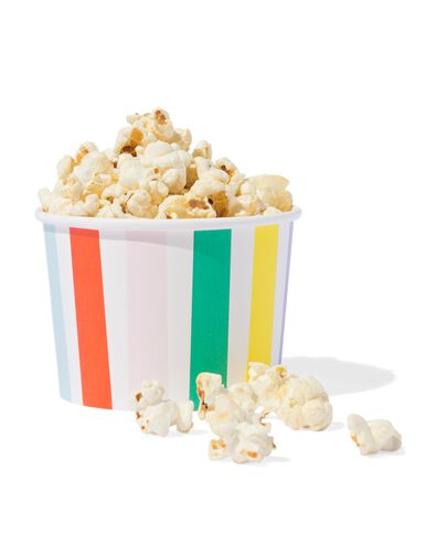 Bacs en papier &agrave; rayures lot de 4 - 14250049 - HEMA