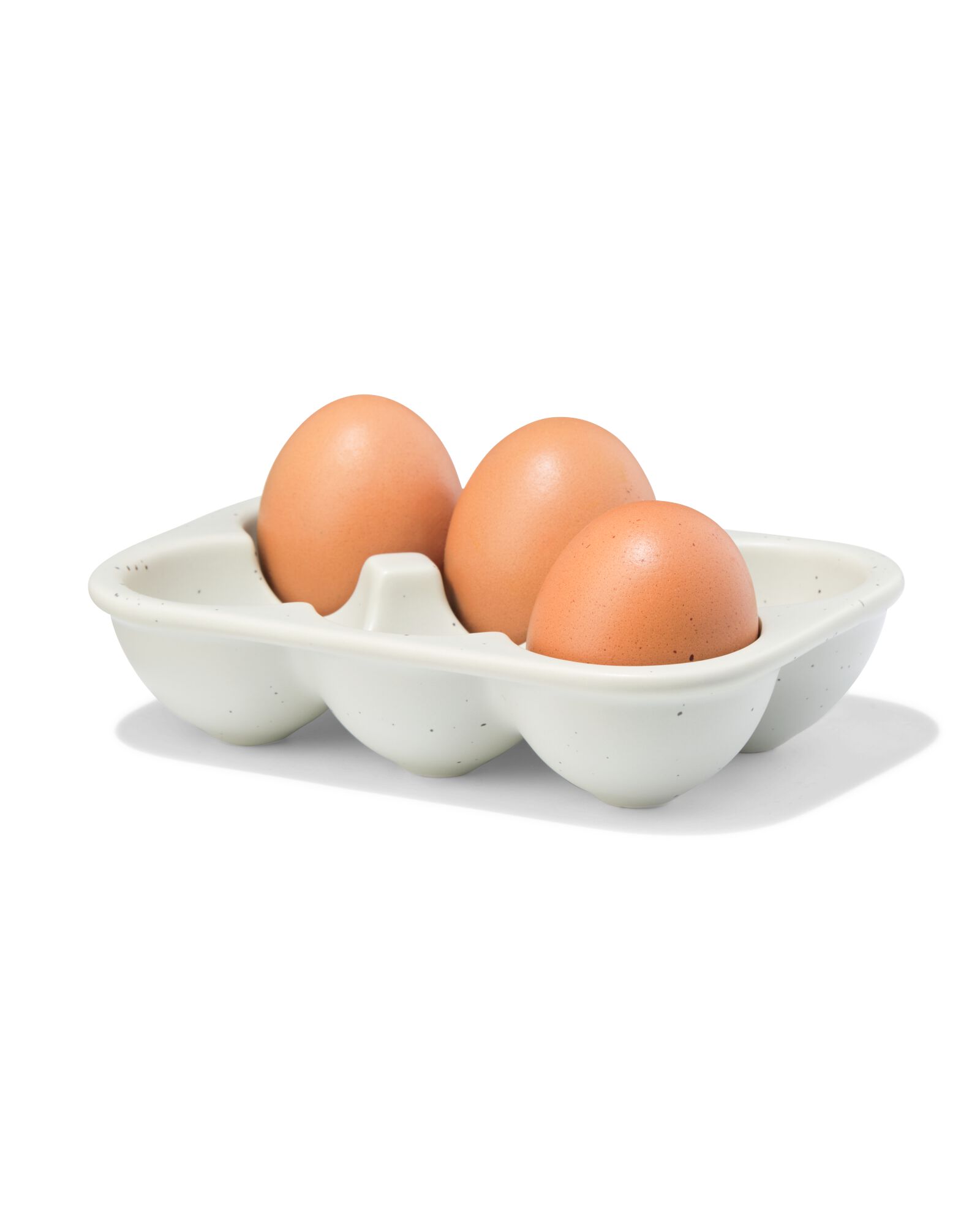 bo&icirc;te &agrave; &oelig;ufs 4cm fa&iuml;ence mouchet&eacute;e verte - 9650353 - HEMA