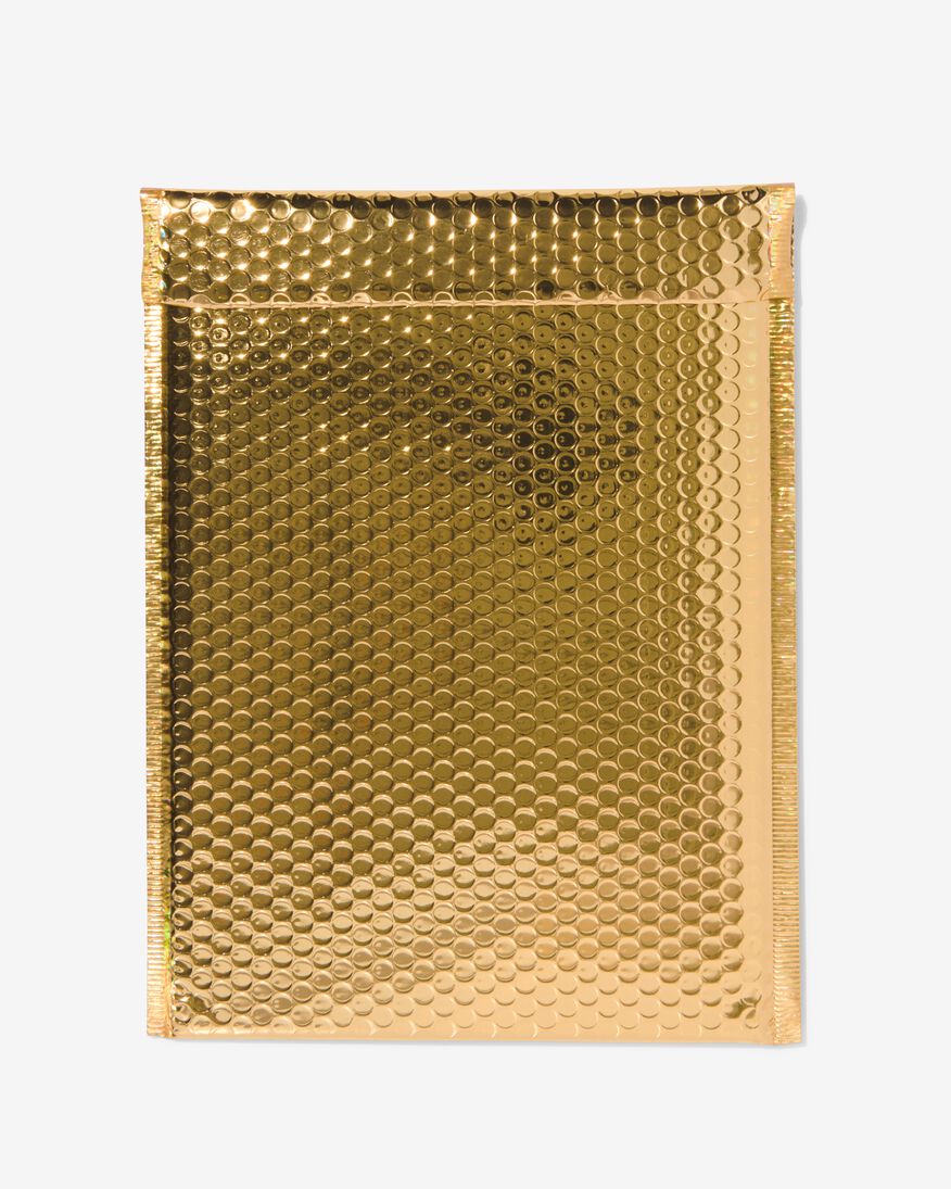 Luftpolstertasche, 33 x 25 cm, golden - 14700599 - HEMA