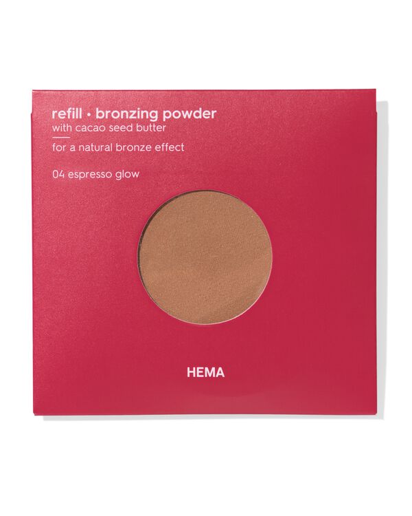 navulling bronzer 04 espresso glow - 11290425 - HEMA