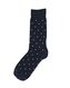 heren sokken met katoen stippen donkerblauw donkerblauw - 4152645DARKBLUE - HEMA