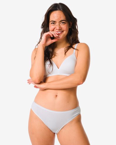 2er-Pack Damen-Slips, Baumwolle/Elasthan wei&szlig; wei&szlig; - 1000030277 - HEMA