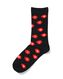 sokken met katoen lots of kisses zwart 35/38 - 4141116 - HEMA
