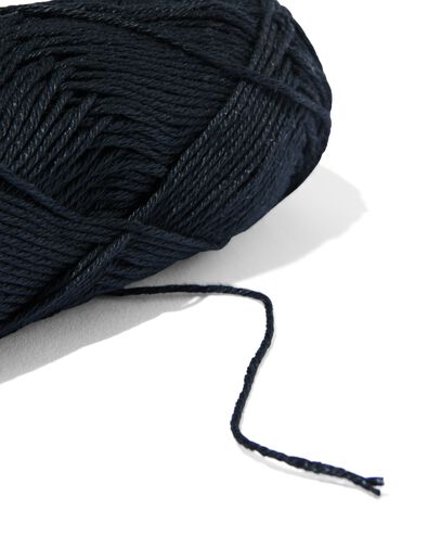 katoen garen 50g 105m zwart - 60760078 - HEMA
