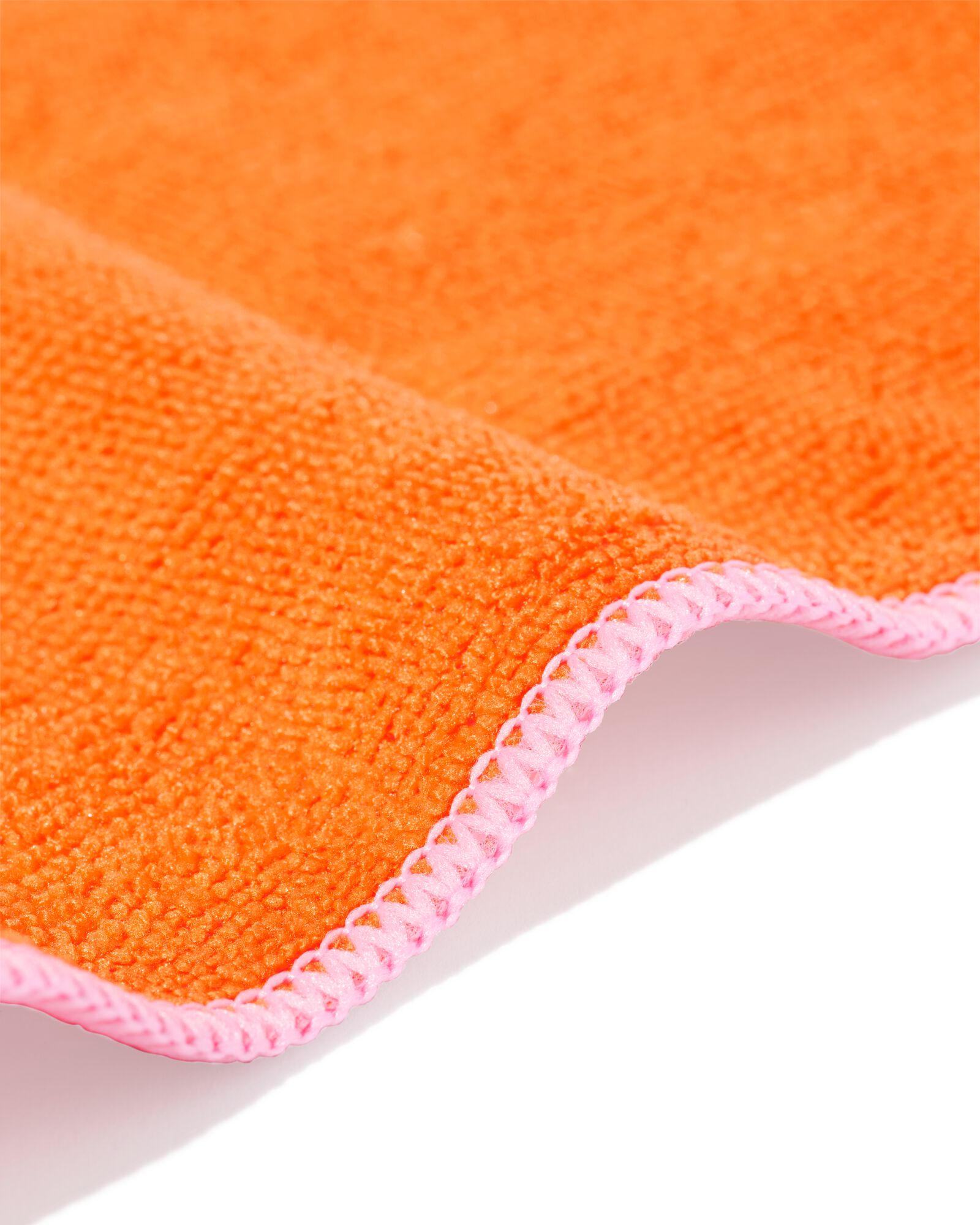 chiffons en microfibre 35x35cm rose - lot de 3 - 20500214 - HEMA