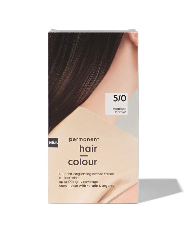 coloration cheveux brun moyen 5/0 - 11050030 - HEMA