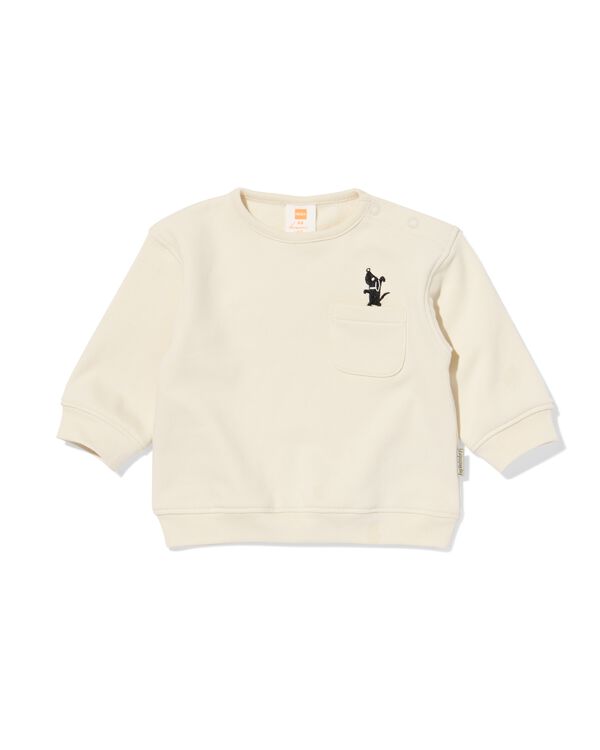 Takkie, Newborn-Pullover aus Jersey ecru ecru - 33442120ECRU - HEMA