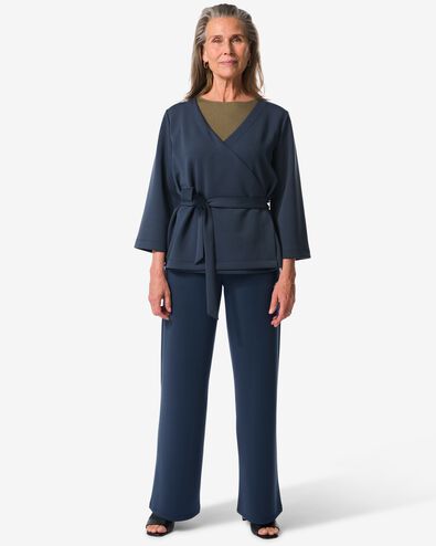 dames wikkelvest Elly blauw - 36203550BLUE - HEMA