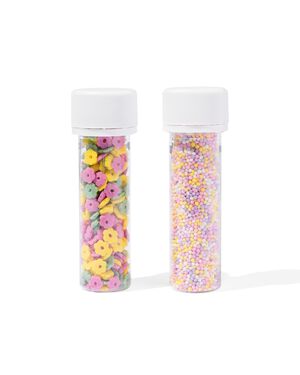 kit de décoration perles de sucre et fleurs - 10280046 - HEMA