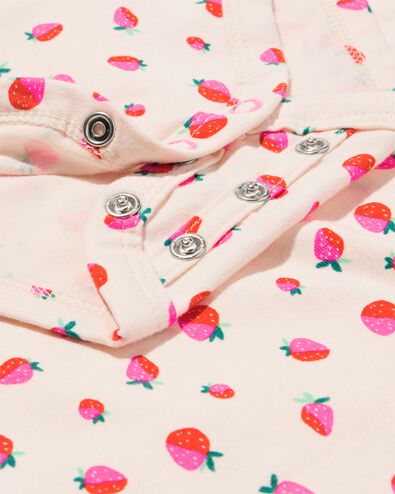 body &eacute;volutif b&eacute;b&eacute; fraises beige beige - 33305060BEIGE - HEMA