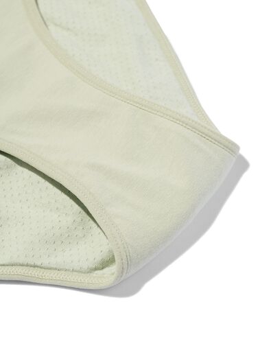 culotte menstruelle coton vert clair vert clair - 1000031538 - HEMA