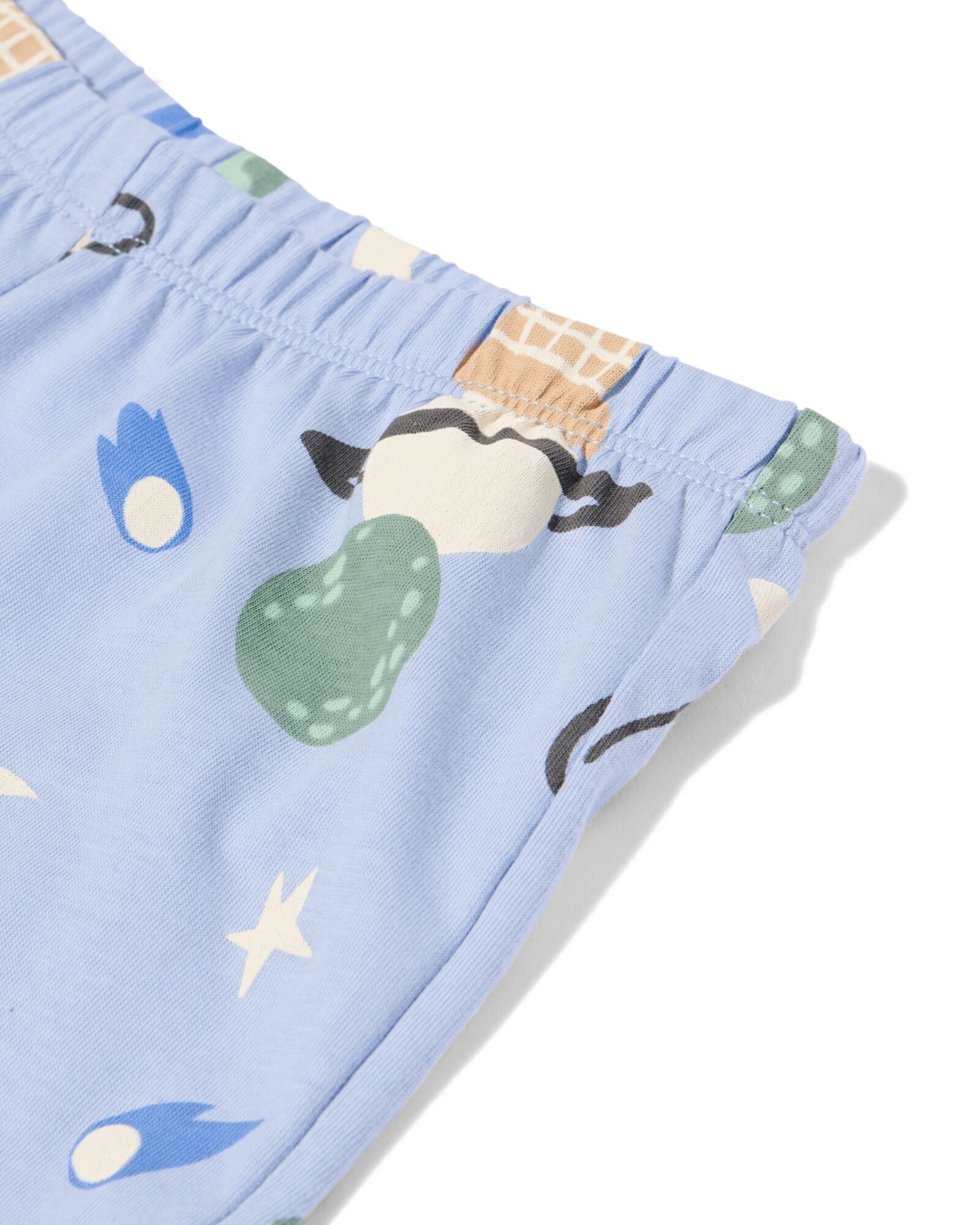 kinder shortama ijsjes lichtblauw lichtblauw - 23004860LIGHTBLUE - HEMA