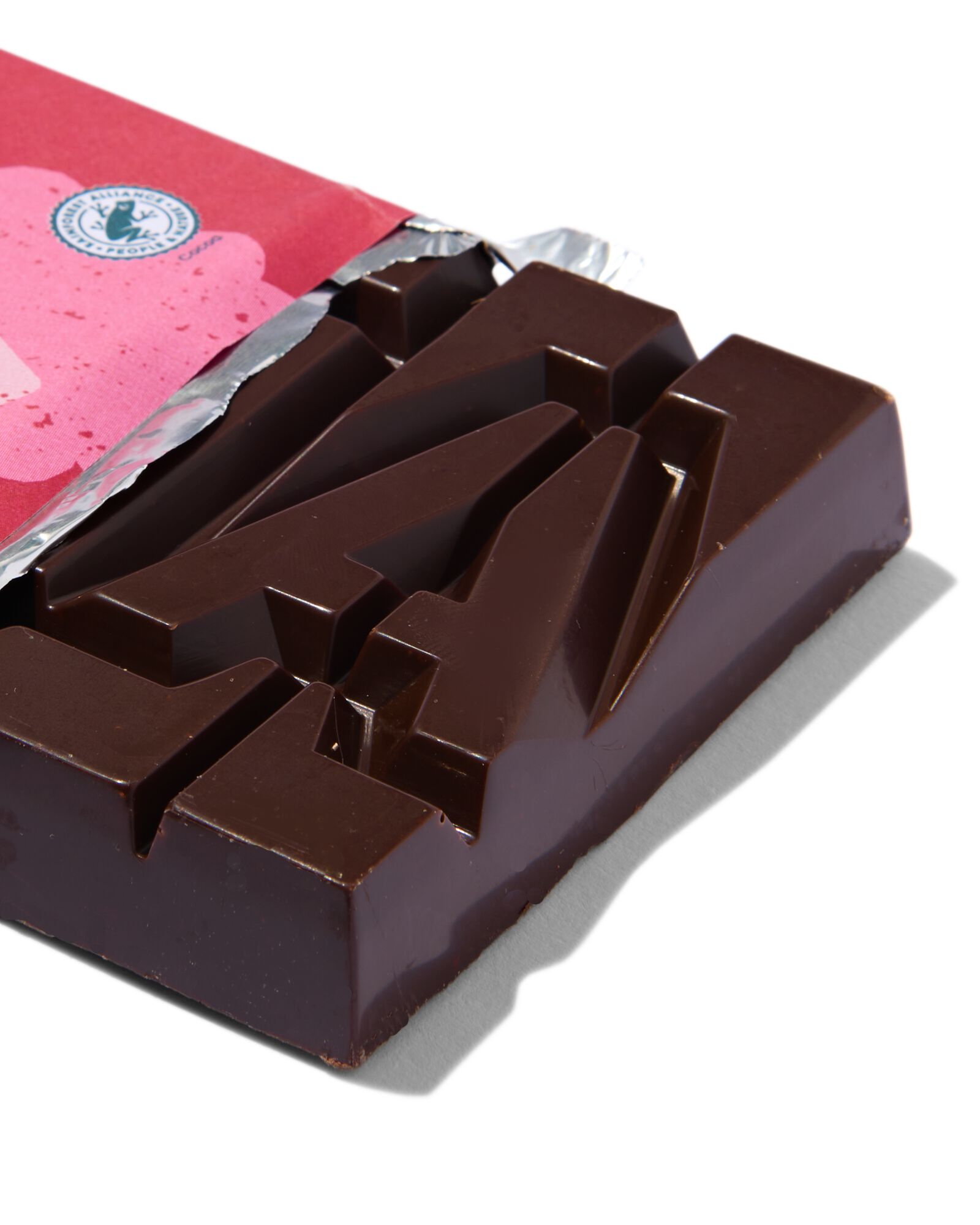 tablette de chocolat noir guimauve framboise 180g - 10350037 - HEMA