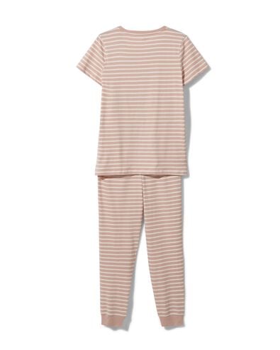 pyjama femme en coton naturel L - 23400308 - HEMA