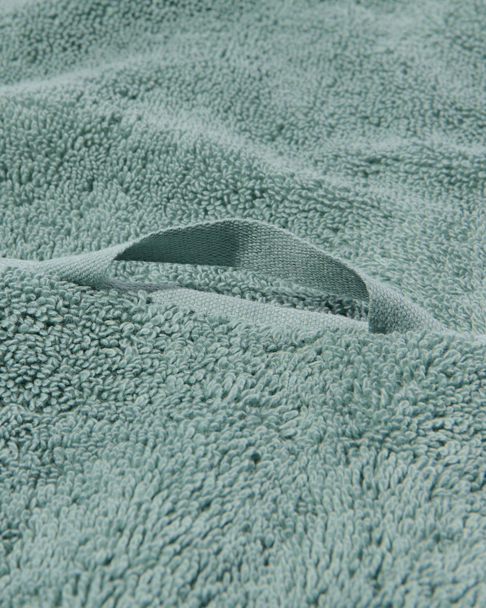 serviettes de bain - h&ocirc;tel extra doux vert marin serviette 50 x 100 - 5284608 - HEMA