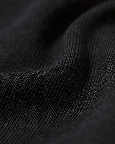 heren t-shirt regular fit o-hals extra lang - 2 stuks zwart zwart - 1000009971 - HEMA