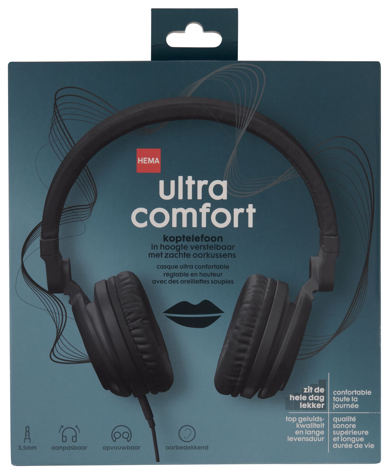 casque ultra confort noir - 39620033 - HEMA