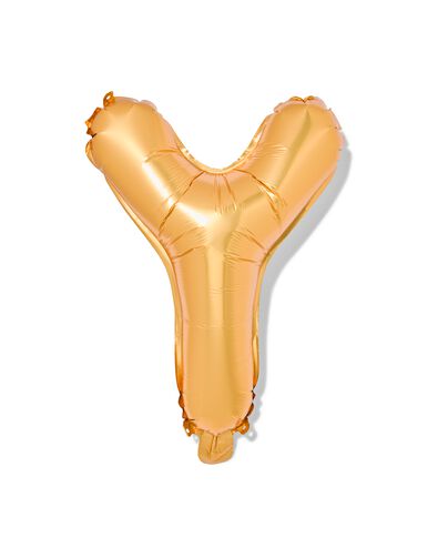 Folienballon Y gold Y - 14200263 - HEMA