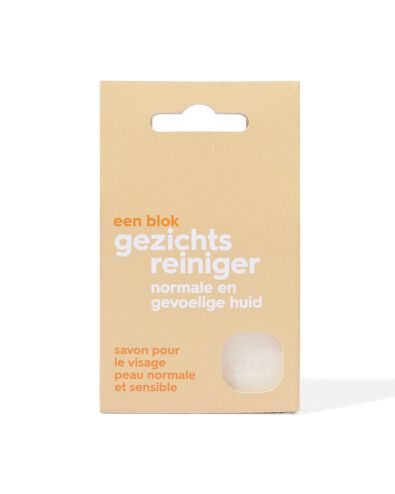 blok gezichtsreiniger gevoelige huid 65g - 17830032 - HEMA