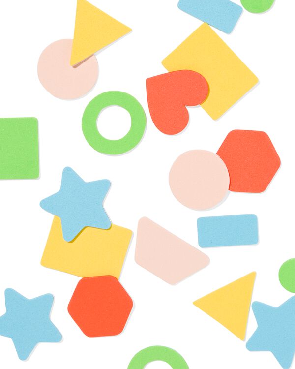 foamstickers vormen - 90 stuks - 15970111 - HEMA