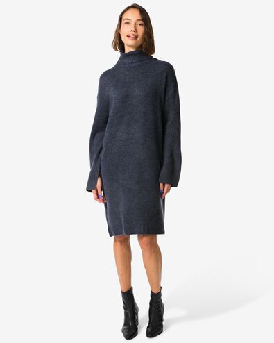 damesjurk Frankie blauw blauw - 36302950BLUE - HEMA