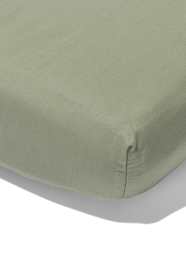 Spannbettlaken Topper - Soft Cotton - weiß grün grün - 1000030095 - HEMA