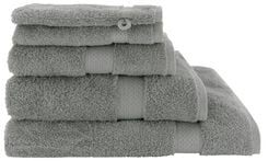 serviettes de bain - qualité supérieure gris moyen gris moyen - 1000025961 - HEMA