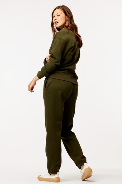 Damen-Sweatshirt dunkelgrün - 1000024845 - HEMA