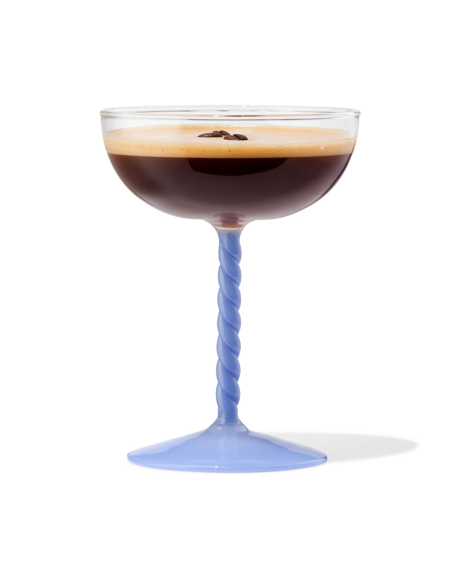 verre &agrave; martini espresso bleu - 41822213 - HEMA