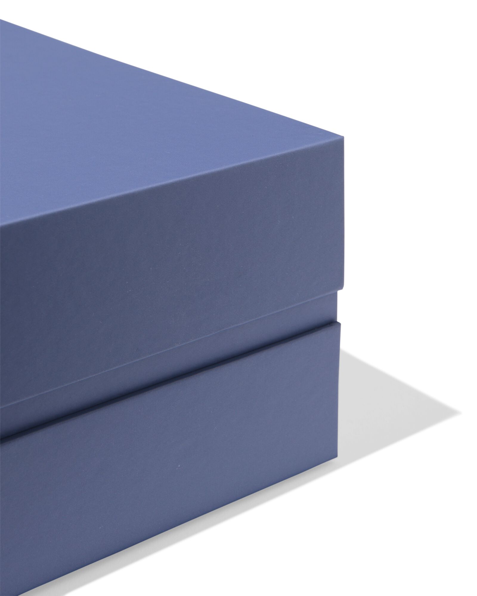 bo&icirc;te avec couvercle magn&eacute;tique carton A4 bleu - 39800041 - HEMA