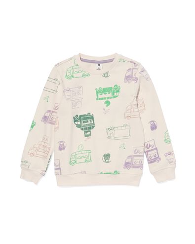 Kinder-Sweatshirt, bedruckt grün 98/104 - 30778429 - HEMA