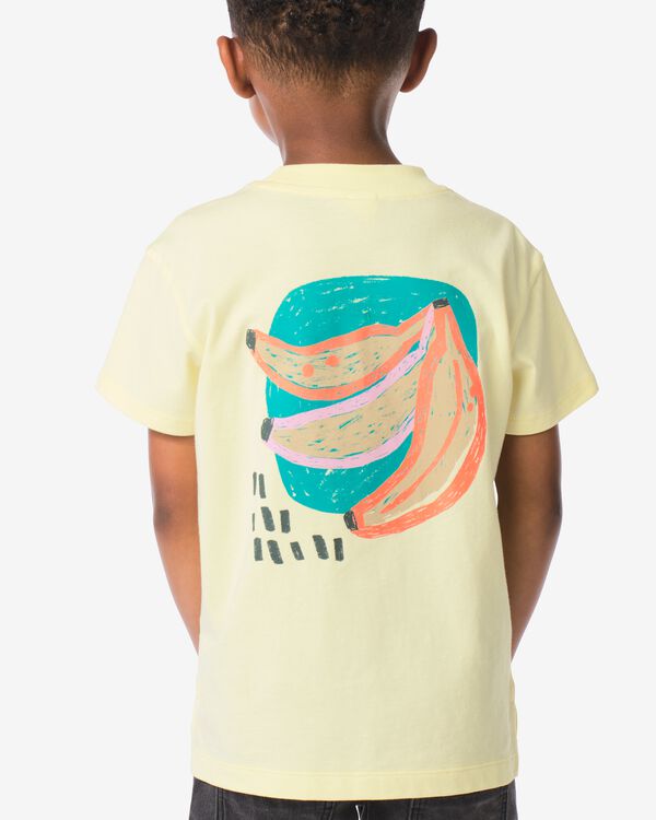 Kinder-T-Shirt, Bananen hellgelb hellgelb - 30720601LIGHTYELLOW - HEMA