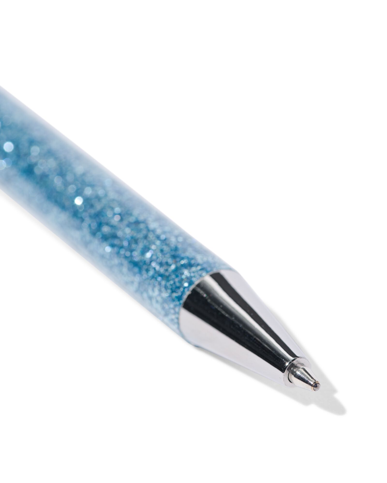 Kugelschreiber blau Glitzer, Schreibfarbe Blau - 14480060 - HEMA