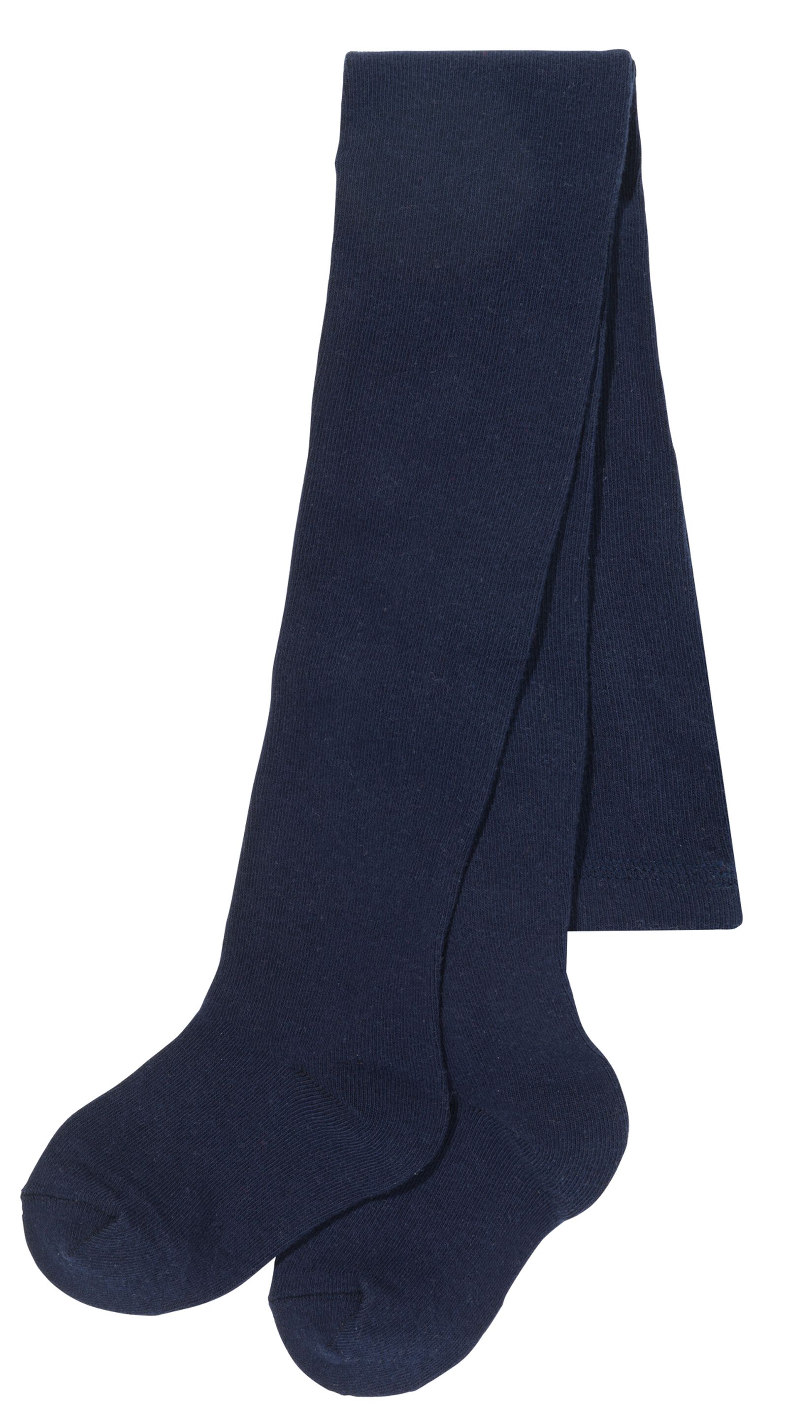 kinder kousenbroeken met katoen - 2 paar blauw blauw - 1000028429 - HEMA