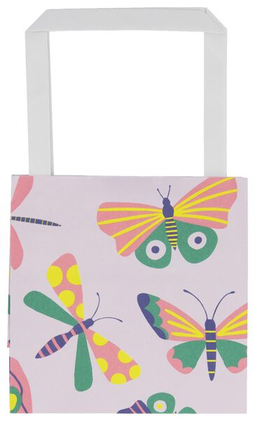 6er-Pack Geschenktaschen, 7 x 13 x 13 cm, Schmetterlinge - 14700477 - HEMA