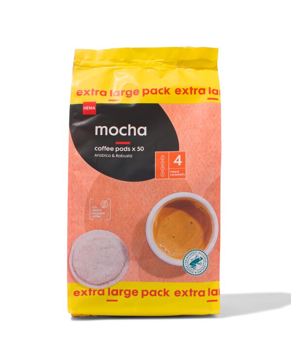 50er-Pack Kaffeepads, Mokka - 17150040 - HEMA