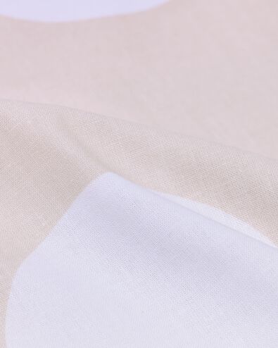 housse de couette 200x200/220 coton doux pois beige - 5750141 - HEMA