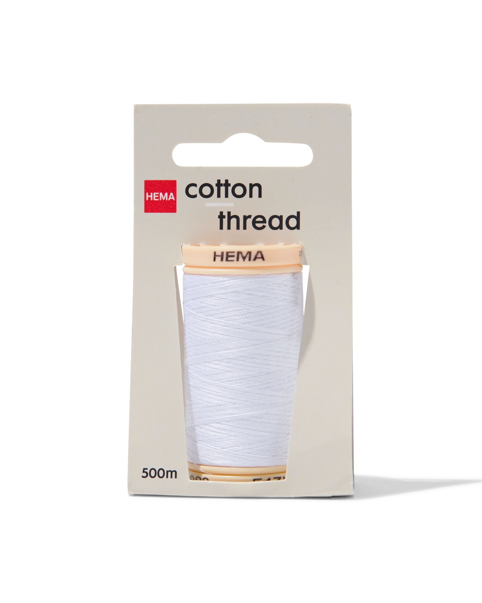 fil &agrave; coudre coton 500m blanc - 1461500 - HEMA