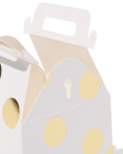 bo&icirc;tes cadeaux pliables S or - 6 pi&egrave;ces - 14710304 - HEMA