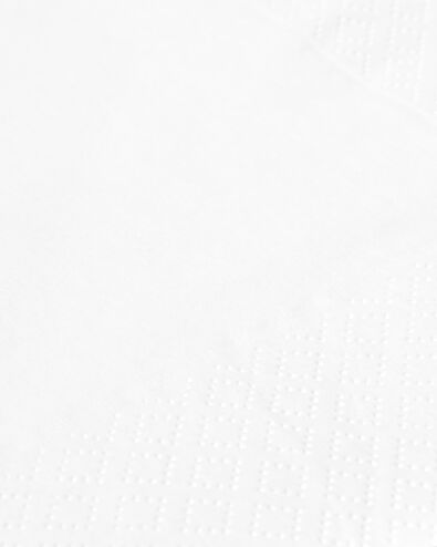 servetten - 33 x 33 - papier - wit - 20 stuks - 14210173 - HEMA