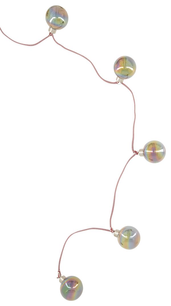 guirlande lumineuse 3m avec 12 ampoules LED boules de noël - 25520030 - HEMA
